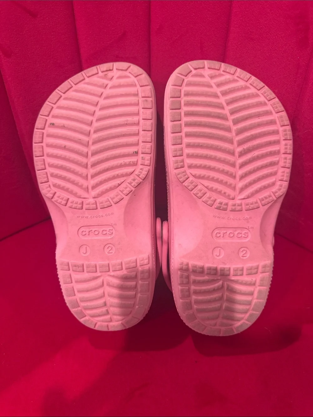 CROCS Kids Light Pink Classic Clog Sandals
